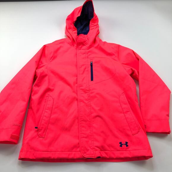 Under Armour Storm ColdGear Infrared Gemma 3-in-1 Girls Jacket Sz Large Pink